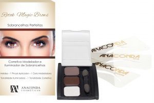 Retok Magic Brows com cera modeladora Retok Magic Brows com cera modeladora